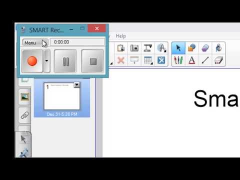 Using the SMART Recorder