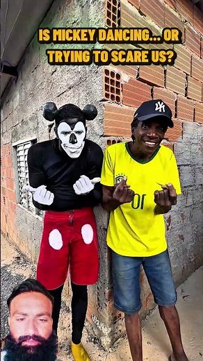 Mickey Mouse in a Creepy Dance 😱👻 #Shorts #memes