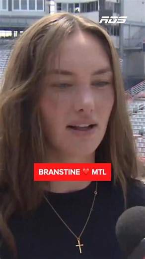 Montréal a une place de choix dans le coeur de Carson Branstine! 🫶🏻 #tennis #OBN25 | RDS