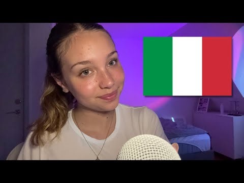 ASMR in Italian! 🇮🇹❤️ (Trigger Words and Close Whispers)