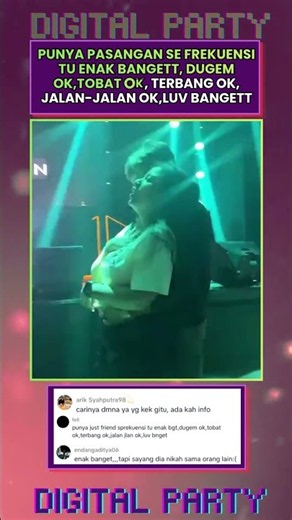 PUNYA PASANGAN.SEFREKUENSI ITU ENAK BANGET DIAJAK DUGEM OK TOBAT OK