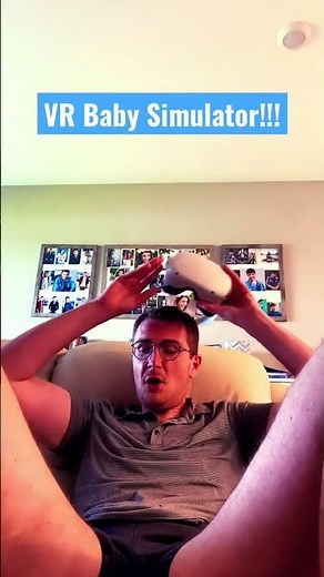 Wow that was so easy! | VR Birth Simulator #pregnant #birth #vr #oculus #oculusquest2 #baby #funny