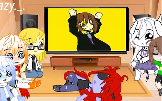 Undertale React To Frisk Meme【Frans & Papara】