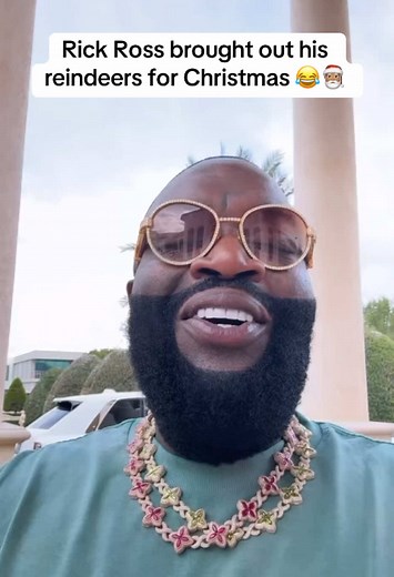 Rick Ross Delivers Christmas Cheer in Rolls Royces