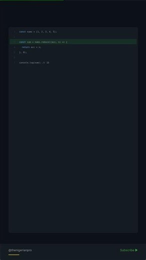 Master JavaScript .reduce() in 15 Seconds 🔥