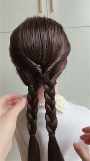 Effortless Elegance: Low Bun Braiding for Simple Beauty