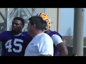 HIGHLIGHTS | LSU Spring Practice 3.12.19