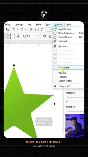 CorelDraw Tips | Use Corners Effects #coreldraw #begginers #graphicdesigner