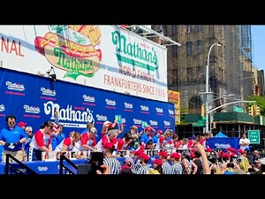 Full Nathan’s Hot Dog Eating Contest 2025 | Coney Island Brooklyn Winner - Joey Chestnut | Miki Sudo