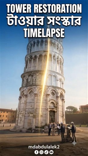 Restoring the Leaning Tower of Pisa | How Italy Preserved Its Most Famous Landmark #pisa #shorts