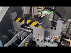 Full automatic pipe process line, CNC tube laser cutting and double end chamfering