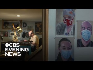 New York man paints portraits of frontline workers as tribute