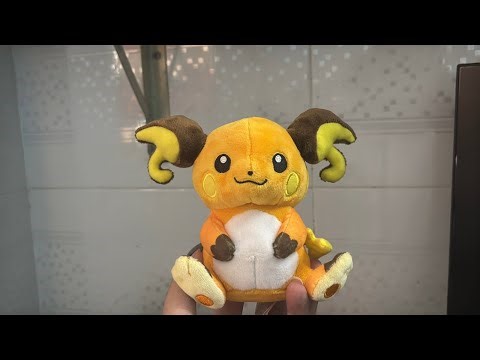 (Pokemon Center) Review Pokemon Plush fit Raichu - Sitting Cuties