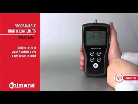 SHIMANA - Push‐Pull Digital Force Gauges (product video presentation)