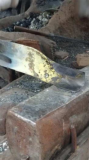 Tembilang Socket MakingStrong and precise forging.#Blacksmith #Forging #Metalwork #Handmade