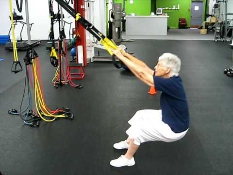 Senior TRX workout