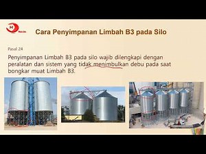 9. Cara Penyimpanan Limbah B3 pada Silo - PERMENLHK No.12 Tahun 2020-Penyimpanan Limbah B3