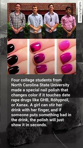 Nail Polish Detects Date Rape Drugs