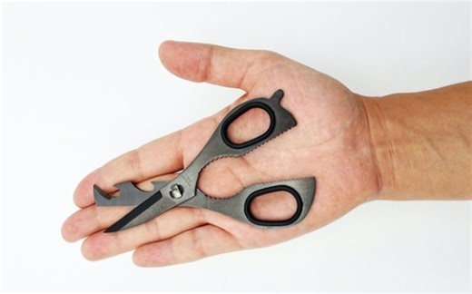 Japanese 8-in-1 multitool scissors