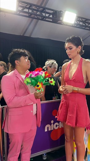 @Seany shows off his magic skills to @sophia woodward #KCA