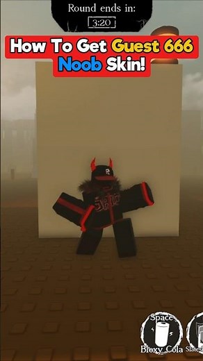 How To Get The Noob Guest 666 Skin in Forsaken!