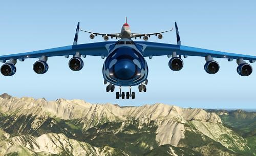 Antonov  An-990 Graphene,  6000 tonnes, 13.2 million lbs, FMOD, Air-Tanker, VR-Mod