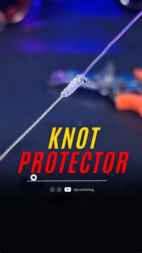 Jovin fishing on Instagram: "Knot Protector | Strong, clean, and reliable for line connections #knotprotector #fishingtricks #fishinglife #leaderline"