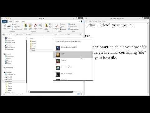 Ubisoft: internet connection is required to play this game OR UPlay doesn't connects to the internet