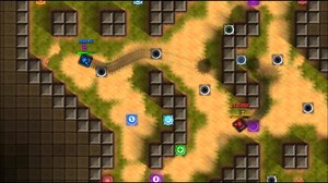 1v1 vs AI with auto cam video - The Tank Game