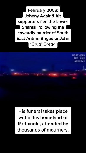 Aftermath of John ‘Grug’ Gregg's Murder in February 2003