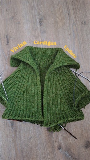 UNRAVELED.STUDIOS | Latest WIP try-on! I’m making so much progress on my cardigan, and I’m completely obsessed with the design! I did have to frog a whole... | Instagram