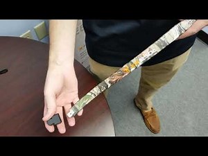 Installing limb tips on the XR250 Crossbow