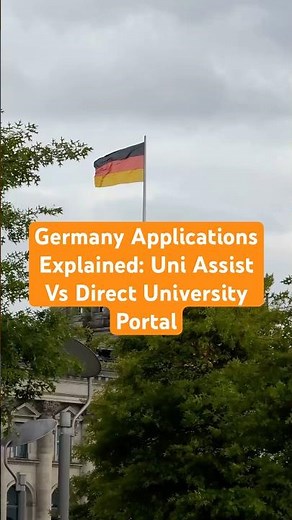 2 Ways to Apply in Germany 🇩🇪 | Uni-Assist & Direct University Portal #germaninstitute #germany