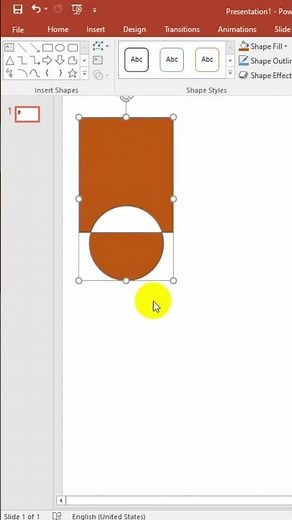 How to cut shapes in PowerPoint