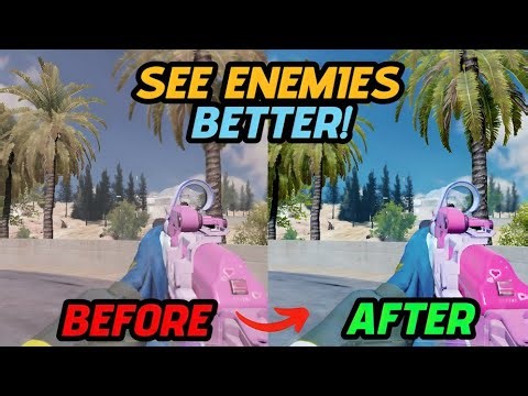 How to spot enemies | BETTER | in Call of Duty Mobile (Make your CODM Colorful)