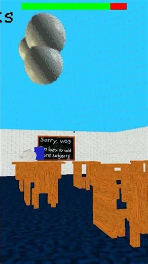 Baldi's Basics But You Can Throw Things - Epic Battles short part 2