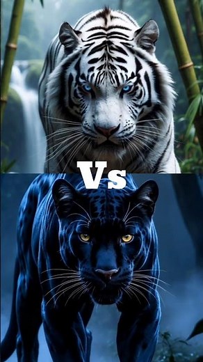 WHO WILL WIN? Panther's Power vs Lion, Tiger & Wolf #animalfight