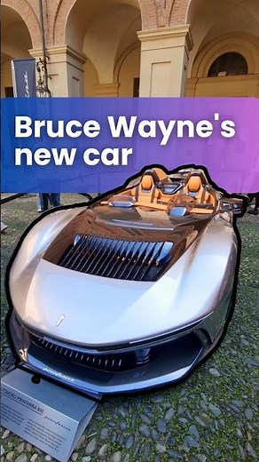 Pininfarina B95 Gotham Barchetta, Bruce Wayne's new car