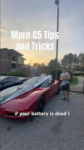 How To Open Your C5 Trunk with a Dead Battery