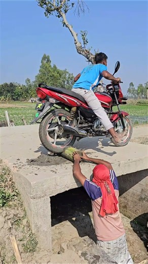 What did the boy secretly put on the bike wheel?