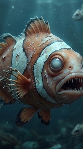Horror version of Finding Nemo characters #scary #horror #shorts