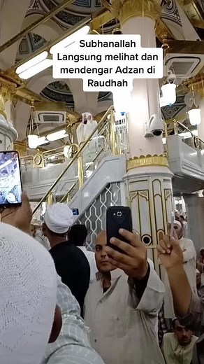 Adzan di Taman Syurga - Raudhah, Madinah Al Munawwarah | #marsprojectz #CapCut