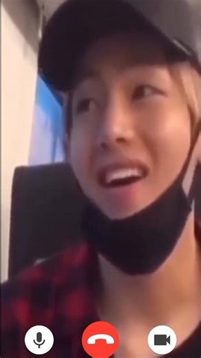 BTS video call 📞 BTS taehyung number 💜 #