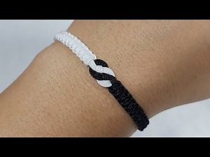 DIY Pulsera YIN YANG fácil | Easy Bracelet | Pulseras de moda ✔️