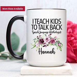 Personalized SLP Mug: Speech Language Pathologist Gift