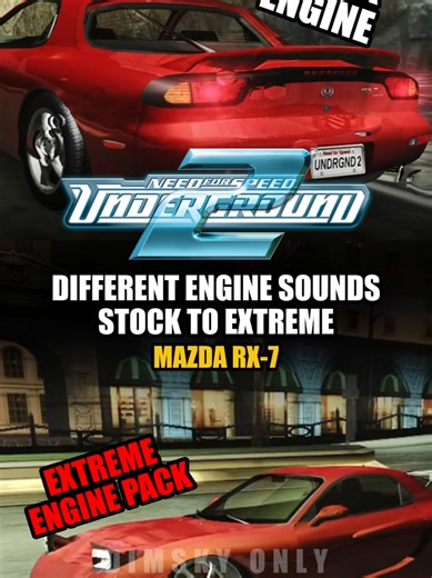 Mazda RX-7 Engine Sounds in NFS Underground 2