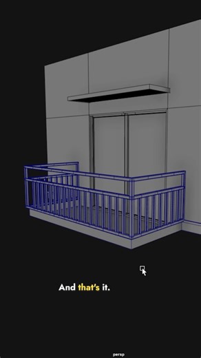 Parveen Singh on Instagram: "Maya Tip: Create Railings & Fences in Minutes In this Maya tip, you’ll learn how to create railings or fences quickly without wasting time on manual modeling. Instead of building everything piece by piece, this method uses edges, curves, and Sweep Mesh to generate a clean and efficient railing setup. It keeps your workflow fast, organized, and easy to control. This technique is perfect for architectural modeling, balcony railings, fences, or any repeating structure w