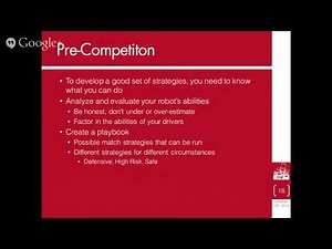 Simbot Seminar Series - Scouting and Match Strategy