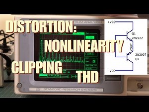 Audio Amplifier Distortion: Clipping, Nonlinearity, THD