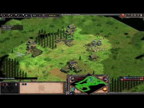 Age of empires 2 de, Britons vs Burmese, archers.